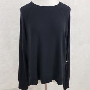 JoyLab Sweatshirt Comfy Lounge Black Cozy size Small Athletic Yoga